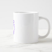 プロセスを信じろ モチベーションの引用 ジャンボコーヒーマグカップ (右)