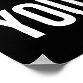 プロセスを信頼し、自分自身を信頼する – 成功 ポスター (角)