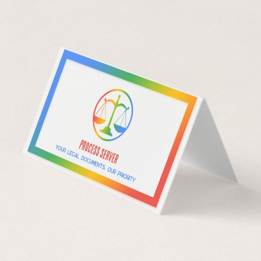 プロセスサーバカスタムーのQR名刺 名刺 (正面)