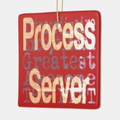 プロセスサーバーの並外れ セラミックオーナメント (左)