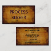 プロセスサーバーアンティーク名刺 名刺 (正面/裏面)