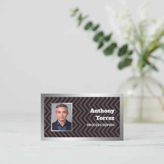 プロセスサーバーカスタムの写真 名刺 (スタンド正面)