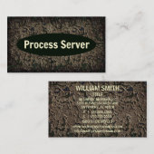 プロセスサーバー風化された名刺 名刺 (正面/裏面)