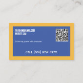 プロセスサービスカスタムのQR 名刺 (裏面)