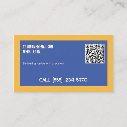 プロセスサービスカスタムのQR 名刺 (裏面)