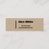 プロセスサービスクラフト スキニー名刺 (裏面)