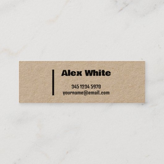 プロセスサービスクラフト スキニー名刺 (裏面)