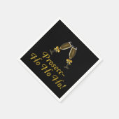 プロセック・ホー!プロセおもしろいスコクリスマスパーティー スタンダードカクテルナプキン (角)