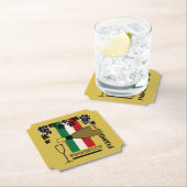 プロセッコきらめくワイン ペーパーコースター (インサイチュ)