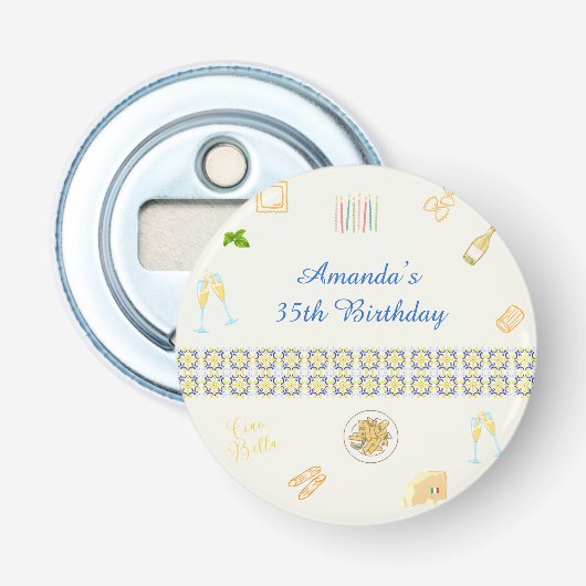 プロセッコとパスタの誕生日 栓抜き (正面)