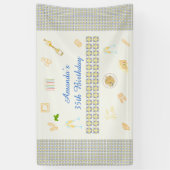 プロセッコとパスタの誕生日 横断幕 (縦)