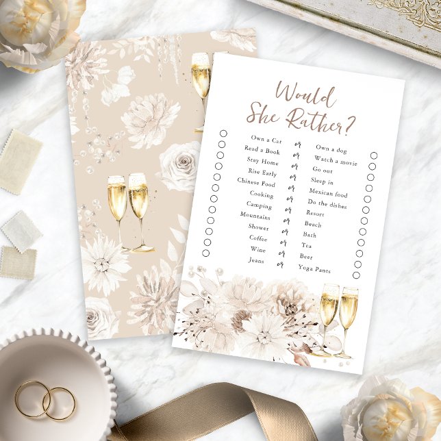 プロセッコは女の方が好い (Prosecco Would She Rather Game
)