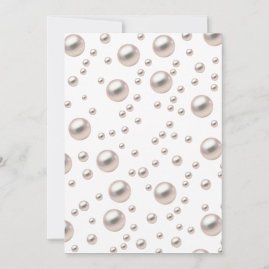 プロセッコゲームカードの上または下ブライダルシャワー 案内状 (裏面)