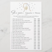 プロセッコシューゲームブライダルシャワーゲーム (正面)