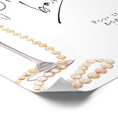 プロセッコバーパールスアンドプロセッコブライダルシャワー ポスター (角)