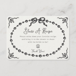 プロセッコパールコケッティーボウシェアレシピ挿入 エンクロージャーカード