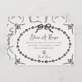 プロセッコパールコケッティーボウシェアレシピ挿入 エンクロージャーカード (正面/裏面)