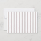 プロセッコブライダルシャワーアドバイスの花嫁カード 招待状 (裏面)