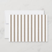 プロセッコブライダルシャワーアドバイスの花嫁カード 招待状 (裏面)