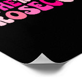 プロセッコワインを飲む独身最後の女友達パーティー ポスター (角)