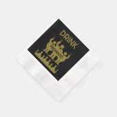 プロセッコワインドリンカー 縁ありカクテルナプキン (角)