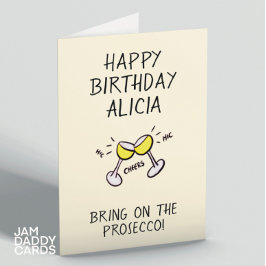 プロセッコ誕生日 カード