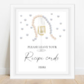 プロセッコ – あなたのレシピカードはこちら ポスター