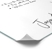 プロセッコ ウェディング サインをカスタマイズ ポスター (角)