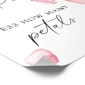 プロセッコ – 花びらブライダルシャワーゲーム数 ポスター (角)