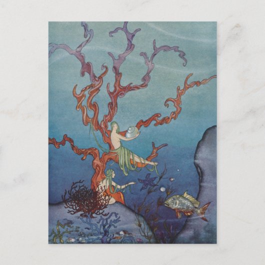 プロセルピナと海ニンフ ポストカード (正面)
