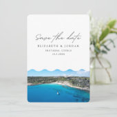 プロタラス キプロス ウェディング デスティネーション セーブ・ザ・デート 招待状 (スタンド正面)