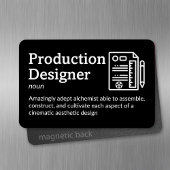 プロダクションデザイナー定義 – フィルム4" x 6" Flex マグネット