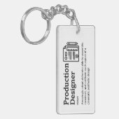 プロダクションデザイナー – フィルムクルー キーホルダー (正面左)