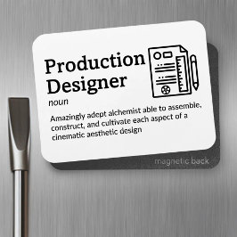 プロダクションデザイナー – Set Life 3" x 4" Flex マグネット