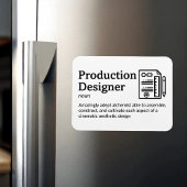 プロダクションデザイナー – Set Life 3" x 4" Flex マグネット