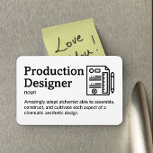 プロダクションデザイナー – Set Life 4" x 6" Flex マグネット