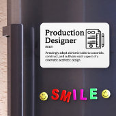 プロダクションデザイナー – Set Life 4" x 6" Flex マグネット