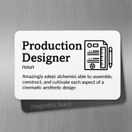 プロダクションデザイナー – Set Life 4" x 6" Flex マグネット