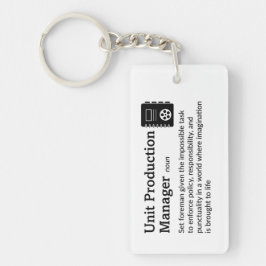 プロダクションマネージャーおもしろい – 映画クルー キーホルダー