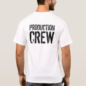 プロダクション·クルー·シャツ Tシャツ (裏面)