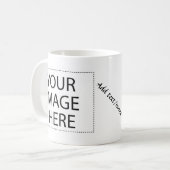 プロダクトにイメージや文字を加えて下さい コーヒーマグカップ (正面左)