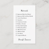 プロダクトの証明書。 情報詳細 エンクロージャーカード (正面)