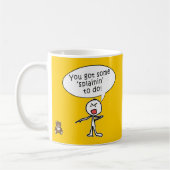 プロダクトをするためにSplaininを得ました コーヒーマグカップ (左)