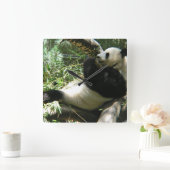 プロダクトをカスタマイズ スクエア壁時計 (ホーム)