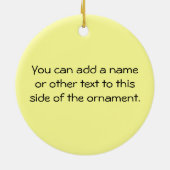 プロダクトをカスタマイズ セラミックオーナメント (裏面)