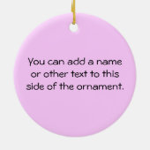 プロダクトをカスタマイズ セラミックオーナメント (裏面)