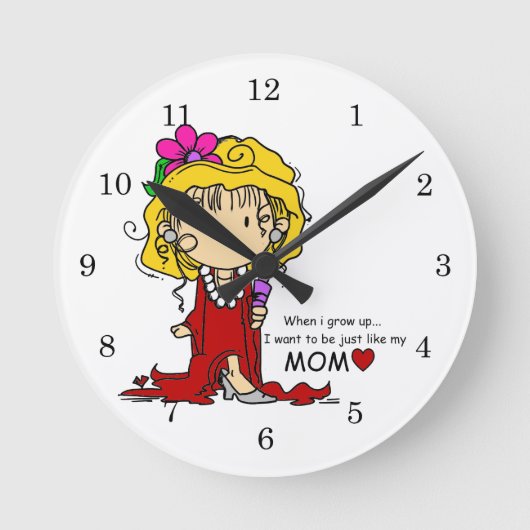 プロダクトをカスタマイズ ラウンド壁時計 (正面)