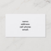 プロダクトをカスタマイズ 名刺 (裏面)