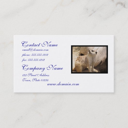 プロダクトをカスタマイズ 名刺 (正面)