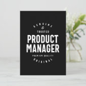 プロダクトマネージャの役職ギフト 招待状 (スタンド正面)